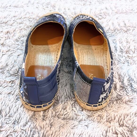Lauren Ralph Lauren Cameryn Patch Espadrilles Flats Size 10 - Picture 3 of 8